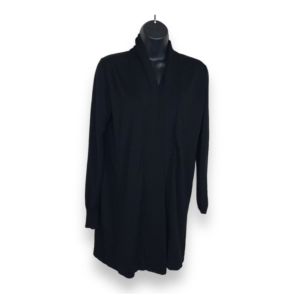 SMALL ESPERANZA BLACK CARDIGAN SWEATER LONG SLEEVE CLASSIC